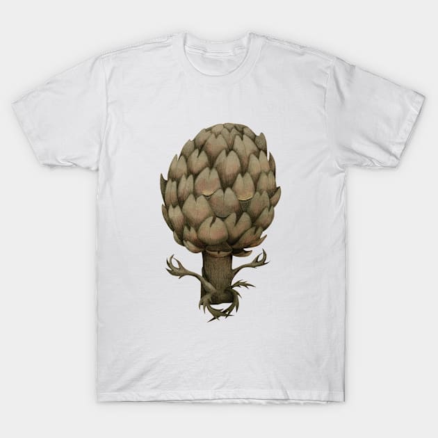 artichoke yoga T-Shirt by KindSpirits